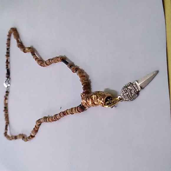 Mexico dagger stone necklace - Picture 3 of 5